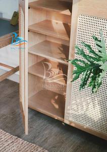 Meuble de rangement en rotin et cannage pour salon, en provenance du Vietnam - Product Image 2