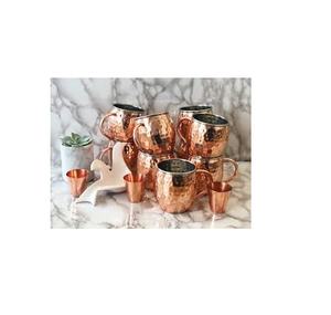 Tasse en cuivre à utiliser pour les ustensiles de cuisine de fête produit en cuivre fait main avec poli et au meilleur prix - Product Image 3