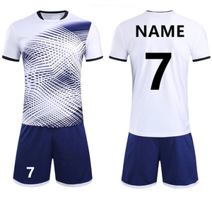 Camiseta de Fútbol Personalizable de Manga Corta para Niños, Uniforme de Entrenamiento Transpirable en Estilo de Equipo, Servicio OEM Disponible - Product Image 2