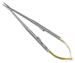 BARRAQUER-Micro diámetro curvado con cerradura, inserto de carburo de tungsteno, 14cm, N.H - Product Image 1