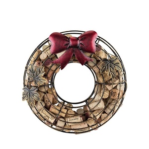 Custom Product Low MOQ Holiday Wreath Wine <b>Bottle</b> <b>Cork</b> Holder Manufacturer Wholesaler Factory Direct Sale - Product Image 2