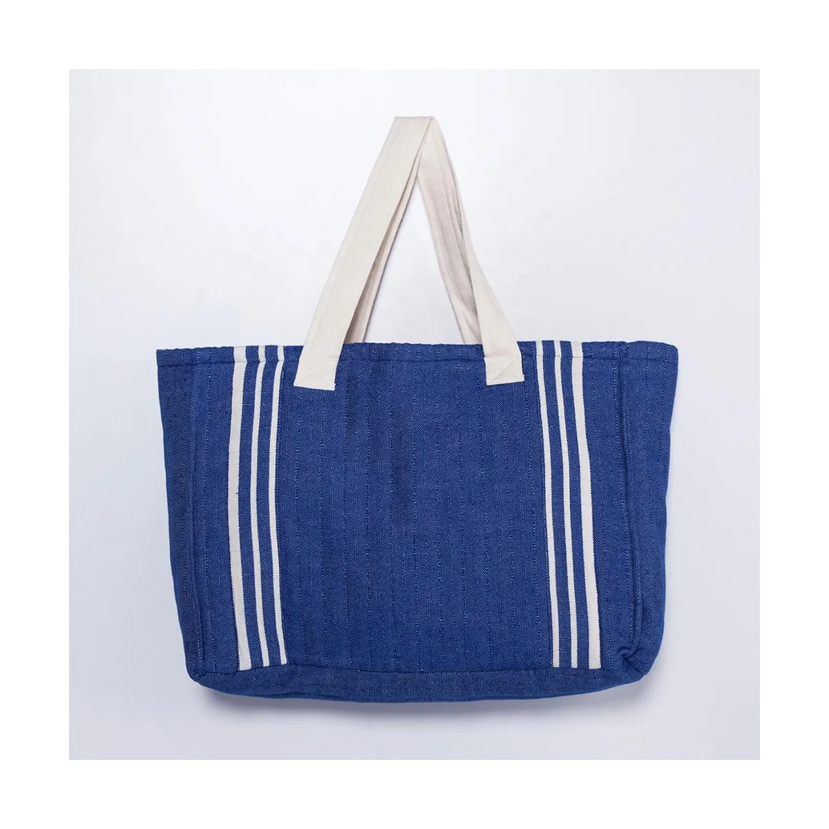 समुद्र तट बैग शॉपिंग बैग लदना बैग Handloomed कपास उच्च गुणवत्ता