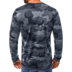 Camo <b>T</b> <b>Shirt</b> for <b>Men</b> <b>Long</b> Sleeve O Neck Custom <b>T</b> <b>Shirt</b> Made in Pakistan Sialkot - Product Image 4