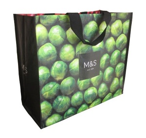 Sac à provisions non tissé en PP recyclé écologique Sac tissé réutilisable avec motif de dessin animé mignon pour la publicité au Vietnam - Product Image 3