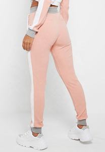 Conjunto de chándal de algodón informal de invierno al por mayor personalizado para mujer, Top corto de talla grande para mujer, chándal transpirable amigable con la maternidad - Product Image 2