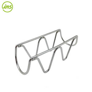 Support à tacos moderne chromé, 1 paquet, support de fête - Product Image 5