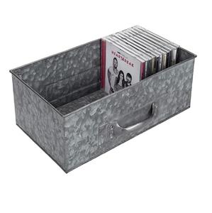 Caddy de herramientas de almacenamiento de metal hecho a mano en galvanizado, perfecto para organización de escritorio y utensilios de cocina, soluciones de almacenamiento de mesa - Product Image 1