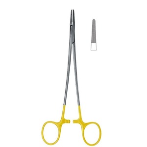 ที่ใส่เข็ม Mayo Hegar คุณภาพสูง 100% พร้อมทังสเตนคาร์ไบด์ทันตกรรมผ่าตัดตรง 14 ซม - Product Image 1