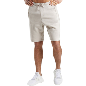 Short de sport 100% coton de haute qualité pour hommes Design uni et solide brodé Casual Custom Fitness Running Workout Sweat Shorts - Product Image 3