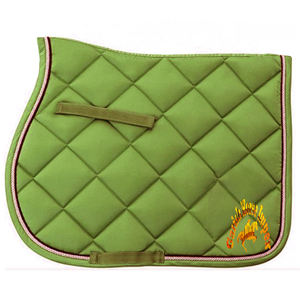 Almohadilla de satén personalizada para SILLÍN de caballo, productos de conducción, almohadilla de algodón satinado brillante con brillo - Product Image 6