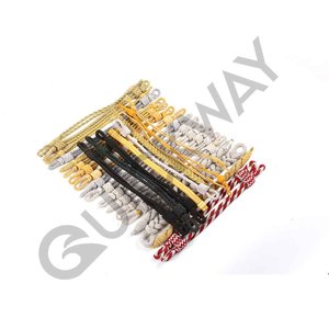 Cordón de tapa de seda hecho a medida, cordón de tapa de alambre de lingotes dorados, cordones de tapa de uniforme hechos en Pakistán - Product Image 4