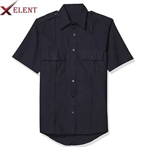 Uniformes de guardia de seguridad unisex/Camisa S/S de poliéster de dos tonos personalizada y pantalones Pro Vector/Temporadas de verano e invierno - Product Image 5