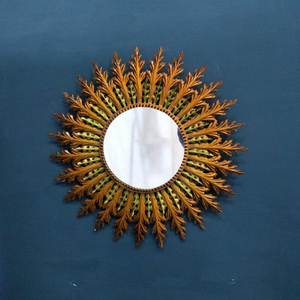 Espejo Decorativo de Pared Hecho a Mano, Estilo Real, para Sala de Estar, Regalo para Ella - Product Image 1
