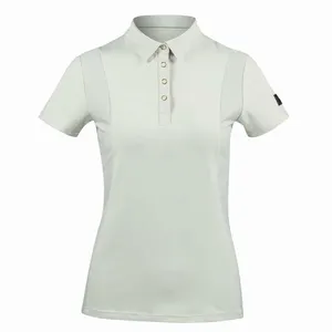 Horse Riding Equestrian Short Sleeve High Quality Fabric Wholesale Customizable Polo Shirts