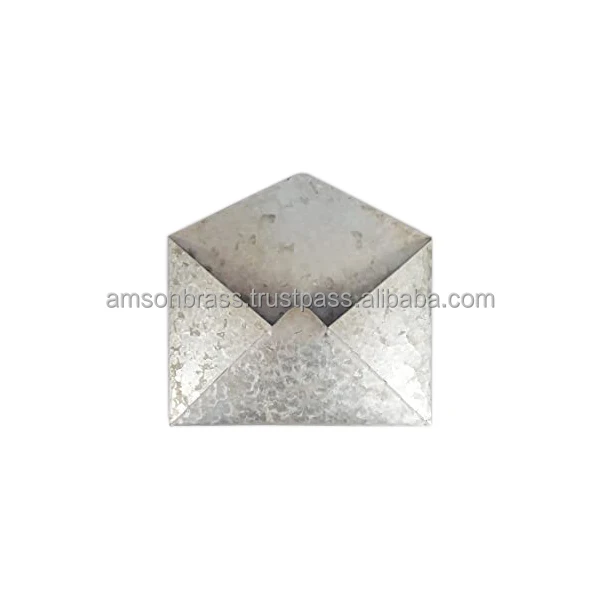 Держатель для букв, металлический настенный конверт, оцинкованный держатель для букв