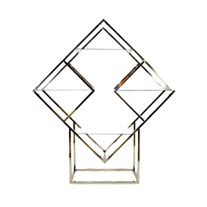 Estante de Pared de Madera y Metal con Estante de Almacenamiento de Pared de Calidad Exclusiva para Accesorios de Decoración del Hogar en India - Product Image 4