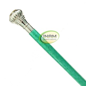 Premium Quality Handmade Wooden <b>Walking</b> <b>Stick</b> with Fashionable Brass Silver Handle /Wooden <b>Walking</b> Canes with Brass Knobe Handle - Product Image 3