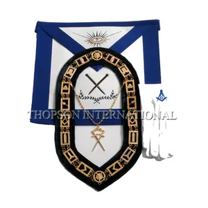 Masonic Regalia Blue Lodge Officer Apron imitation leather Aprons