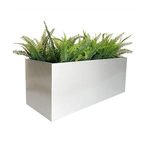 Casual Farmhouse Galvanised Metal Pot Planter - Product Image 1