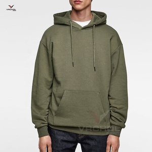 Sweat-shirts tricotés sur mesure pour hommes grandes tailles, couleur unie, anti-rétrécissement, anti-plis, style hip-hop brodé - Product Image 3
