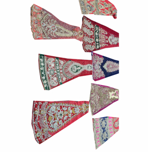 Parche Bordado a Mano con Cuentas de Rosas Rojas, Aplique de Rosas Rosadas para Jeans de Mezclilla para Hombre, Logotipo Personalizado Key Technics - Product Image 1