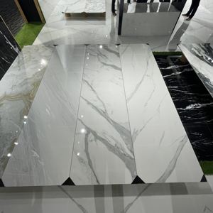 Diseño de mármol original Venta caliente Pulido completo Esmaltado Vitrificado 15mm Espesor 800x3000mm Azulejos de porcelana Losa grande para hotel. - Product Image 3