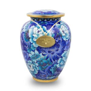 Brass Silver Round Cremation Adult Urns <b>leaves</b> Design For Burial Human Ashes Funeral Urns Top Listed Supplier of Cremation Urns - Product Image 6