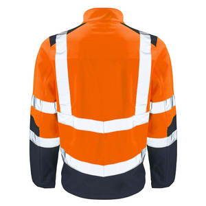 Chaqueta de Seguridad Impermeable de Alta Visibilidad para Hombre, Sudadera de Trabajo de Dos Tonos con Reflectivo y Logotipo Personalizado - Product Image 5