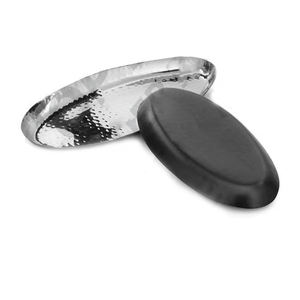 King-plato grueso de acero inoxidable con cubierta, Bandejas para servir de acero inoxidable, rectangular, grueso, para Buffet y Hotel - Product Image 5