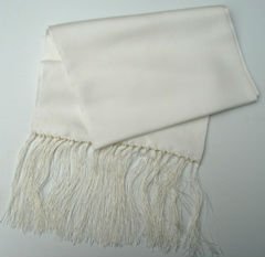 Custom Made Double Sided Kantha Embroidered Silk <b>Scarf</b> in Pastel Colors Suitable for <b>Scarves</b> and Accessory Stores - Product Image 6