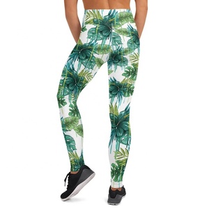 Vêtements de Sport personnalisés respirants et personnalisés, imprimé léopard, pour femmes, en nylon, anti-cellulite, butin de Yoga, Legging - Product Image 4