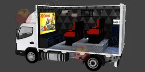 Para kazanmak eğlence VR kamyon mobil sinema sanal gerçeklik sinema eğlence 5D sinema tiyatro