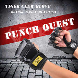 Buena calidad OEM personalizado entrenamiento profesional ganar MMA guantes de boxeo - Product Image 4