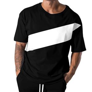 Vente en gros T-shirt en fibre de coton/bambou de qualité personnalisée pour hommes Matériau en microfibre Épaule tombante lâche Conception surdimensionnée Conception vierge - Product Image 1