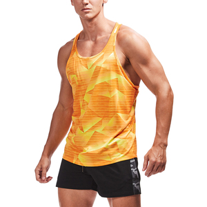 <b>Men</b> custom printing tank tops wholesale multi color <b>singlet</b> top quality - Product Image 3