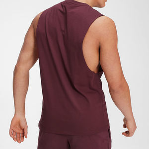 Camisetas sin mangas de gimnasio impresas en 3D de color sólido al por mayor, camisetas transpirables para entrenamiento deportivo, ropa informal de verano, camiseta de poliéster y LICRA - Product Image 4