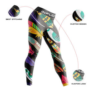 Legging taille haute pour femmes, pièces personnalisées, impression 3d, Sublimation - Product Image 4