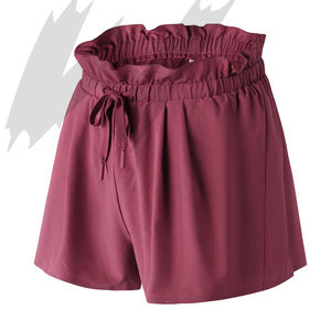 Pantalones cortos para mujer, de color naranja, hechos en paquistaní con el logotipo del cliente - Product Image 6