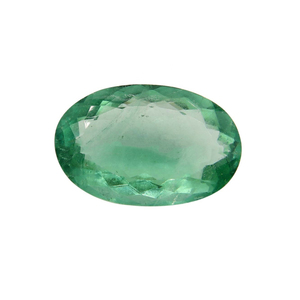 Fluorite de forme ovale de couleur verte avec un aspect naturel élégant, pierre précieuse de fluorite en vrac, pierres précieuses Narnoli, 31,53 carats, taille ovale - Product Image 1