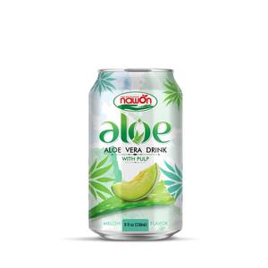 Bebida de jugo de Aloe Vera NAWON de 330ml de Vietnam en lata de aluminio de etiqueta privada buena bebida de Aloe Vera OEM ODM bajo en azúcar - Product Image 6