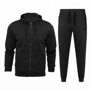 High Quality Men's Track Suit With Drawstring Hoodie & Kangaroo Pocket Men's Sweat Suit For Jogging - Product Image 4