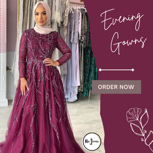 Nouveauté Robes de soirée perlées à la main Robes longues à manches longues Robe Vente en gros Robes de soirée d'Inde - Product Image 3