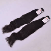 Cheveux humains doublement étirés 100% qualité supérieure, cheveux vietnamiens bruts non traités, cheveux humains indiens bruts en gros