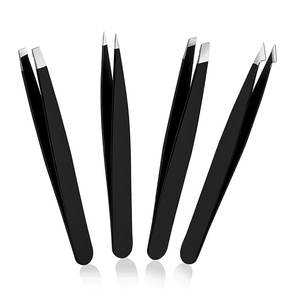 Kit de pinces à cils en acier inoxydable de haute qualité, couleur unie, durable, meilleure qualité - Product Image 2