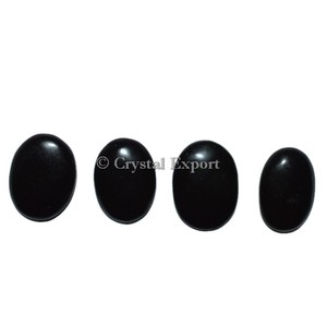 Proveedor de cabujones ovalados de obsidiana negra: cabujones ovalados de obsidiana negra a la venta - Product Image 1