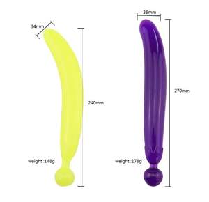 Langer <span class=keywords><strong>Dildo</strong></span> Masturbator in Bananen- oder Gurkenform Realistischer Großer Penis Sexspielzeug für Frauen - Product Image 5