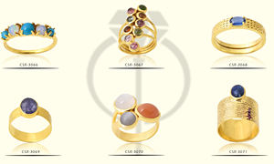 Anillo de Plata de Ley 925 con piedras preciosas citrinas Anillo Chapado en plata de moda Anillo de moda para regalo de aniversario de boda para unisex. - Product Image 4