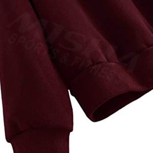 Sweat à capuche en molleton de coton à manches longues pour femme, style unique, grande taille, avec logo personnalisé, faible MOQ, vente en gros, collection hiver - Product Image 6