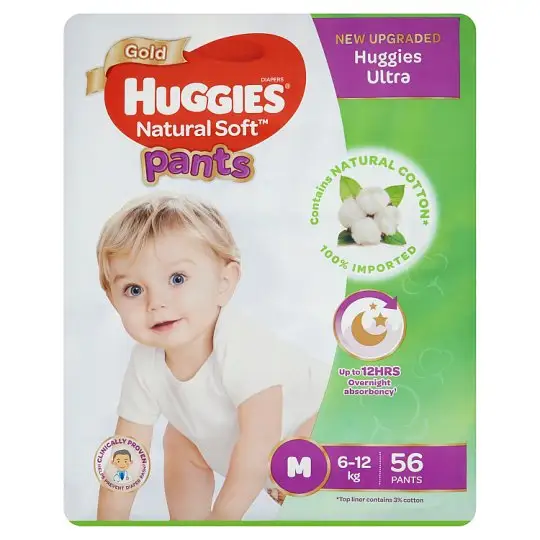 Wholesale Export Huggies Baby Diaper Pants Natural Soft SJP