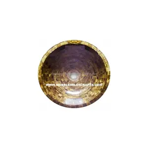 Golden Tiger Eye Sink Bowl , Tiger Eye Stone Wash Basin